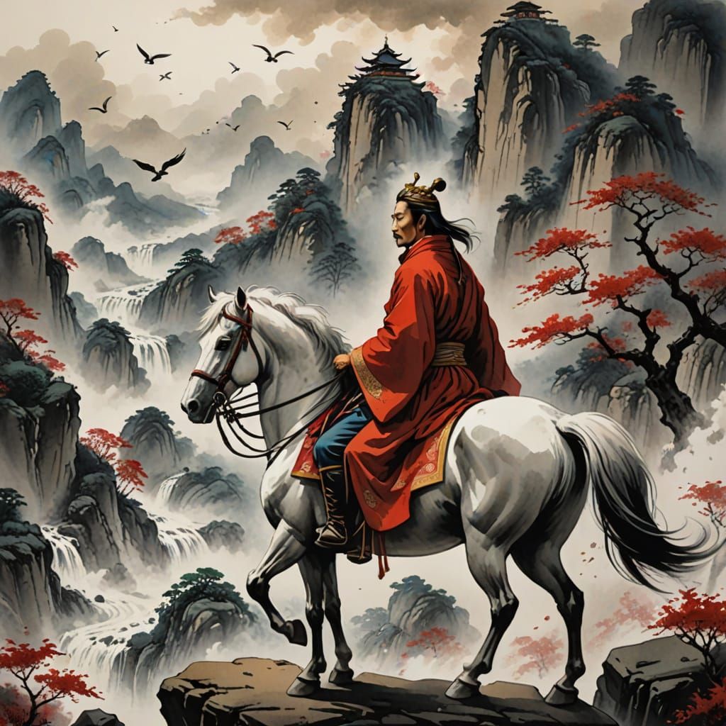 Warrior on his Horse