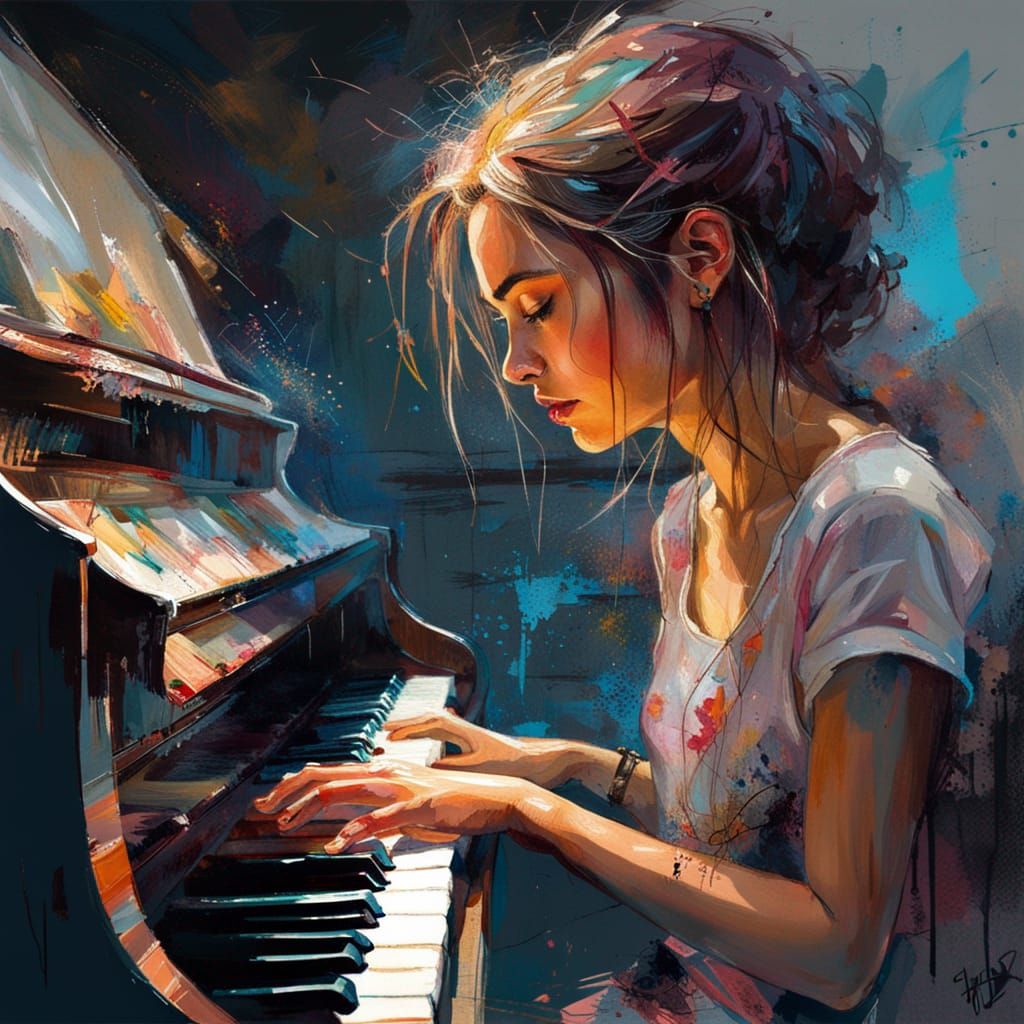 Expressive Piano Player with Detailed Hands