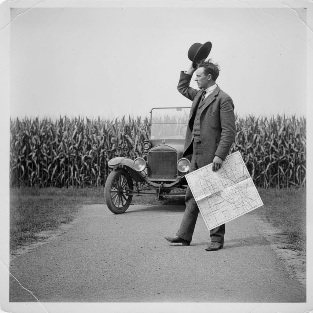 "Ok, the map says I'm in Manhattan..."