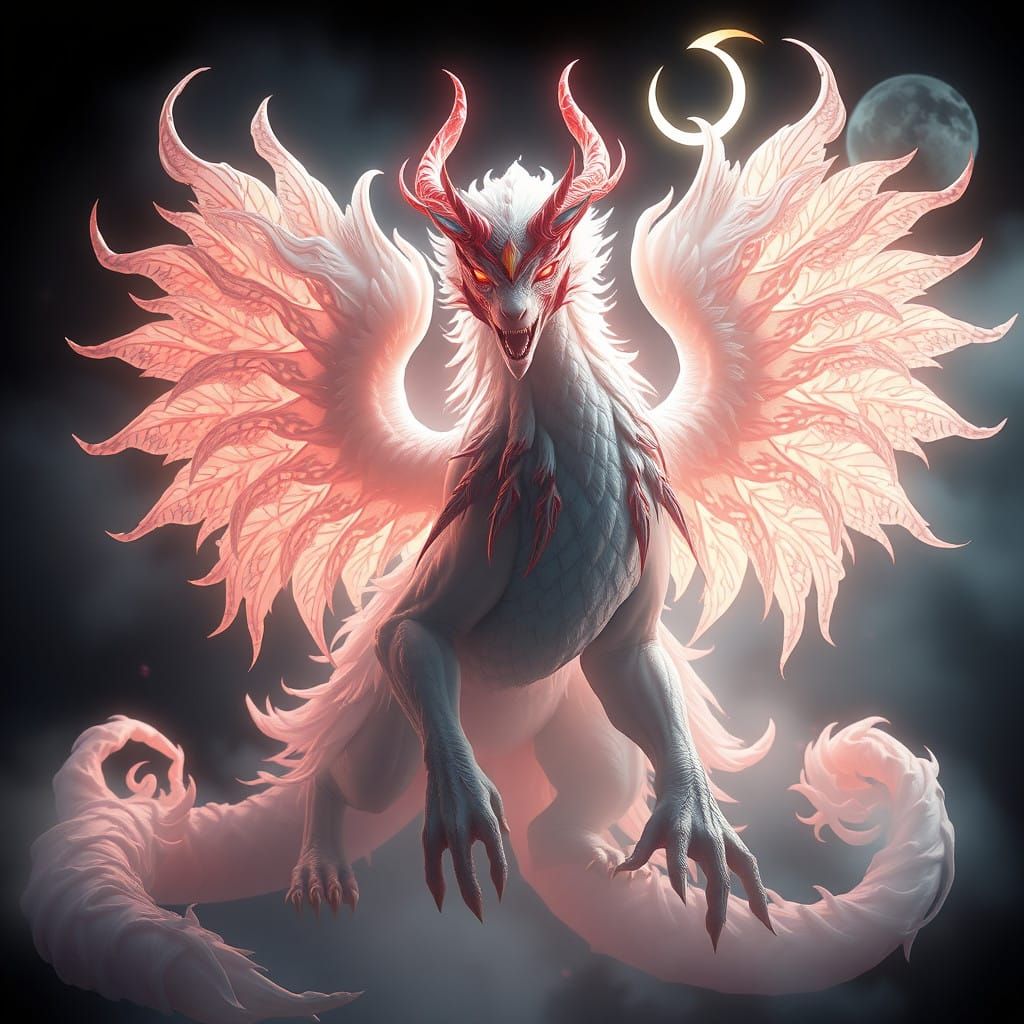 Mystical Being in 3D Anime Style