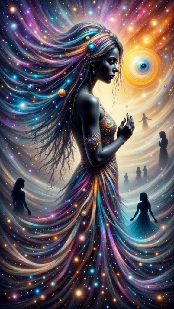 Ethereal Figure in a Mystical Realm