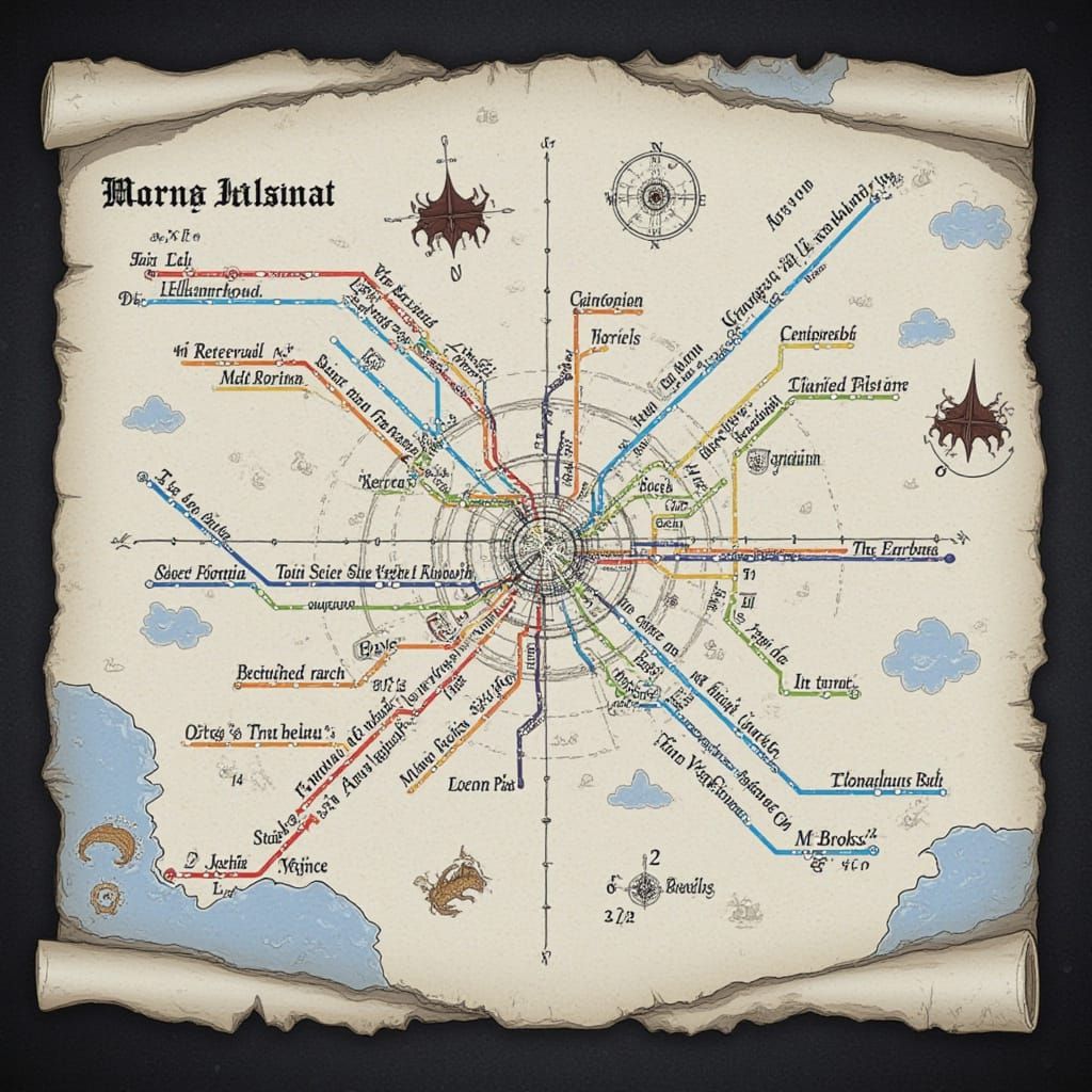 AI Generated Image with Abstract Style