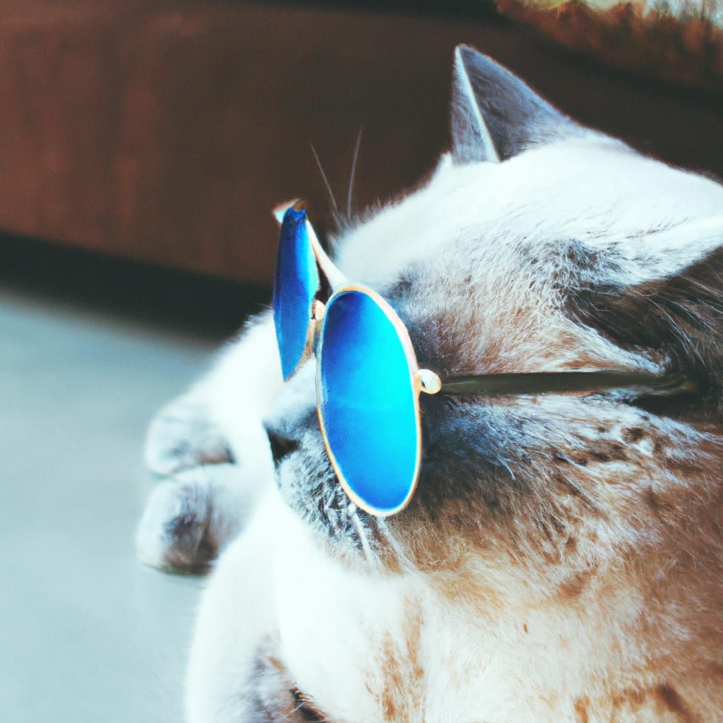Cool Feline with Shades