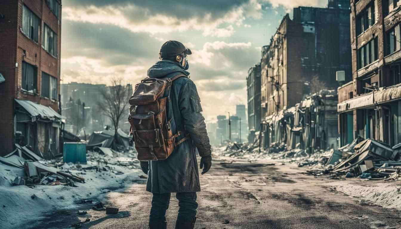 Post-Apocalyptic Cityscape in Cinematic HDR
