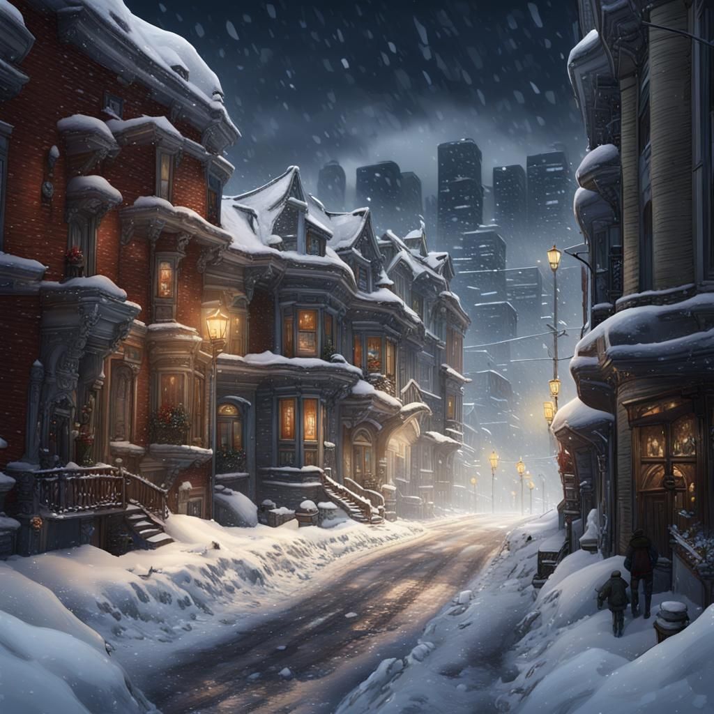 Surreal Winter: Montreal Covered in Deep Snow