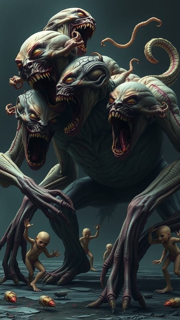 Twisted Abomination Emerges from Dark, Nightmarish Realm