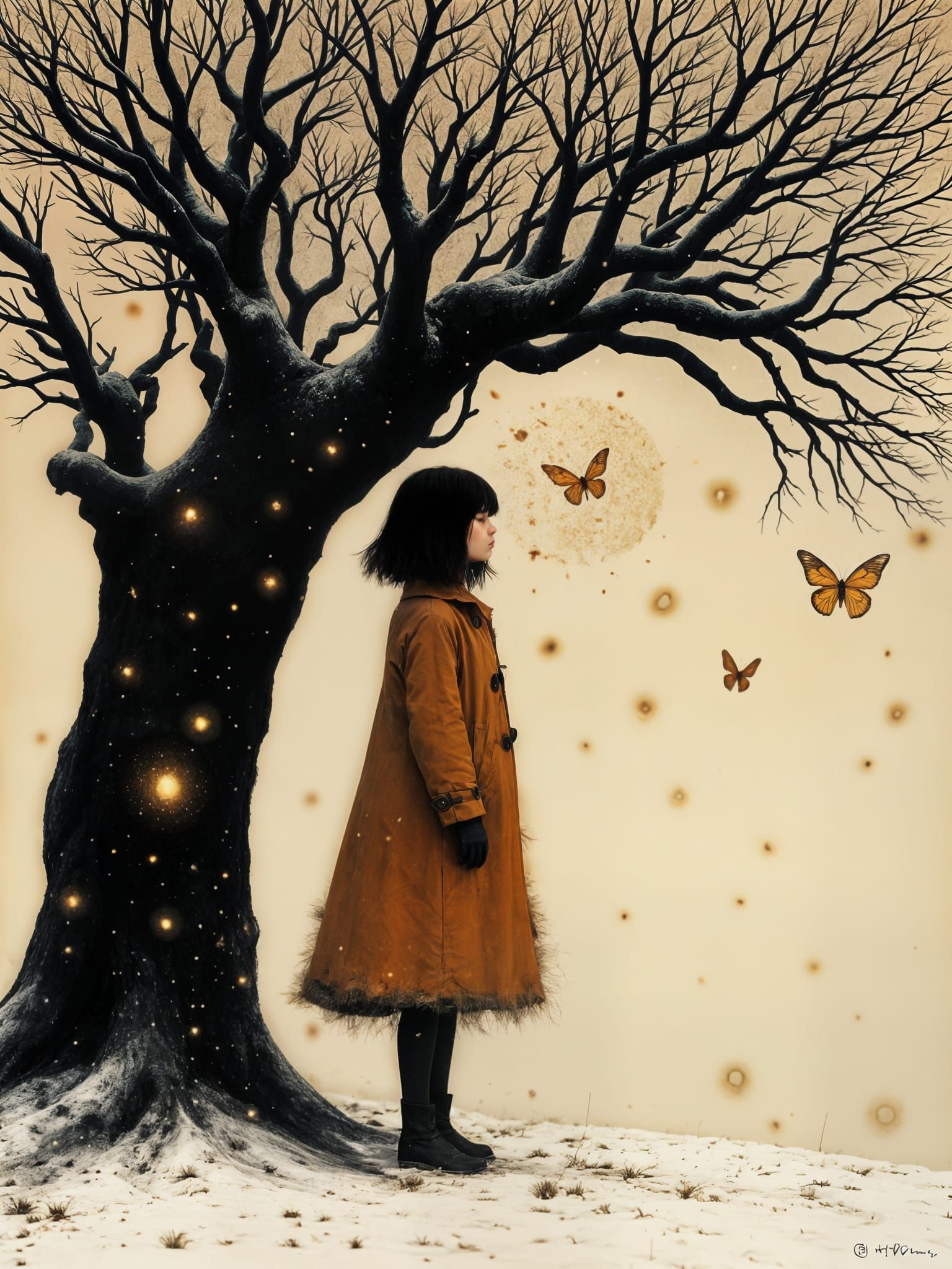 below the Anything tree