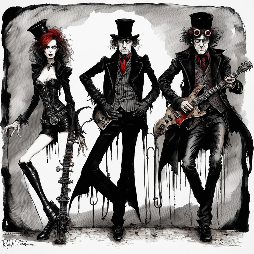 Goth wave band