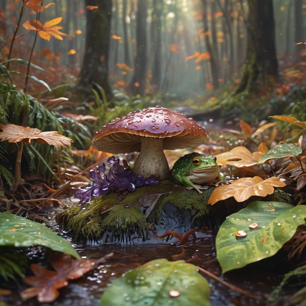 An early Morning in the Forest