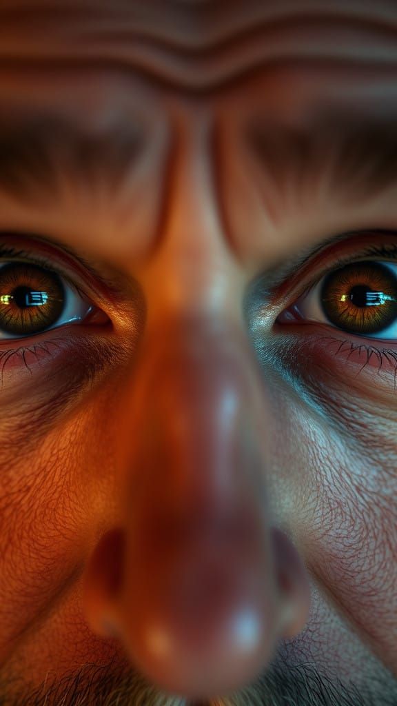 Emotional Depth in a Gaze: A Disney Pixar-Inspired Portrait