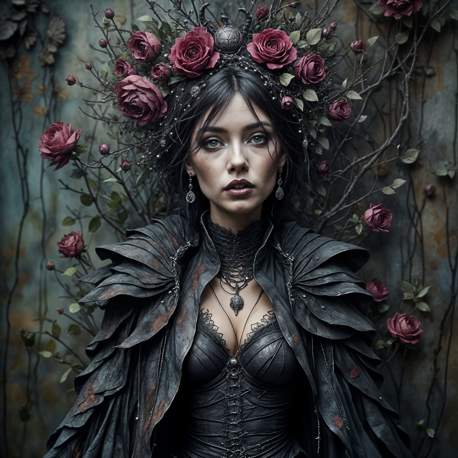 Gothic Fantasy Vixen Goddess of Scorpions