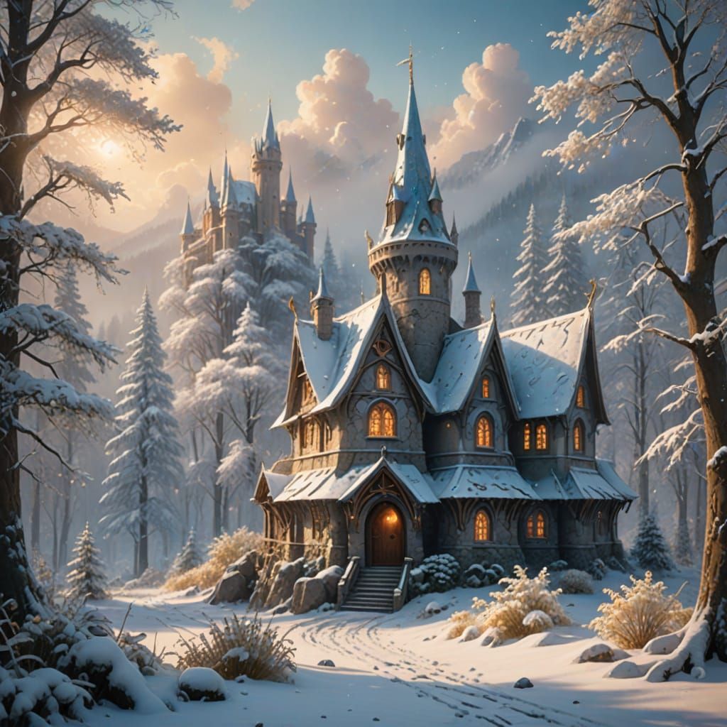 Whispers of Winter in Elvish Sanctuary