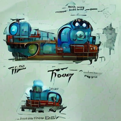 AI Generated Train Image