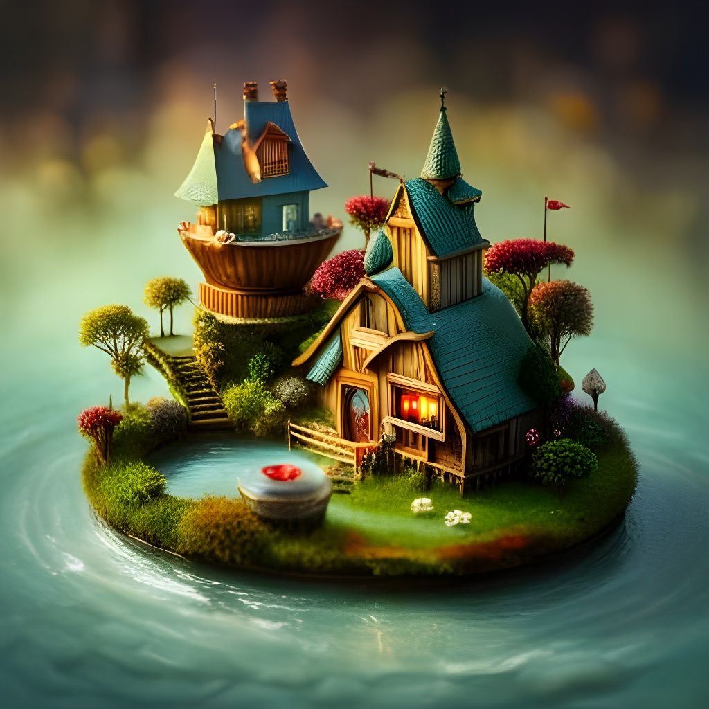 Miniature Floating Wonderland by Jansson, Tanak, Agdag