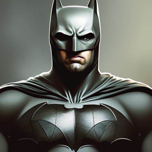 Ben Affleck as Batman: Detailed Portrait