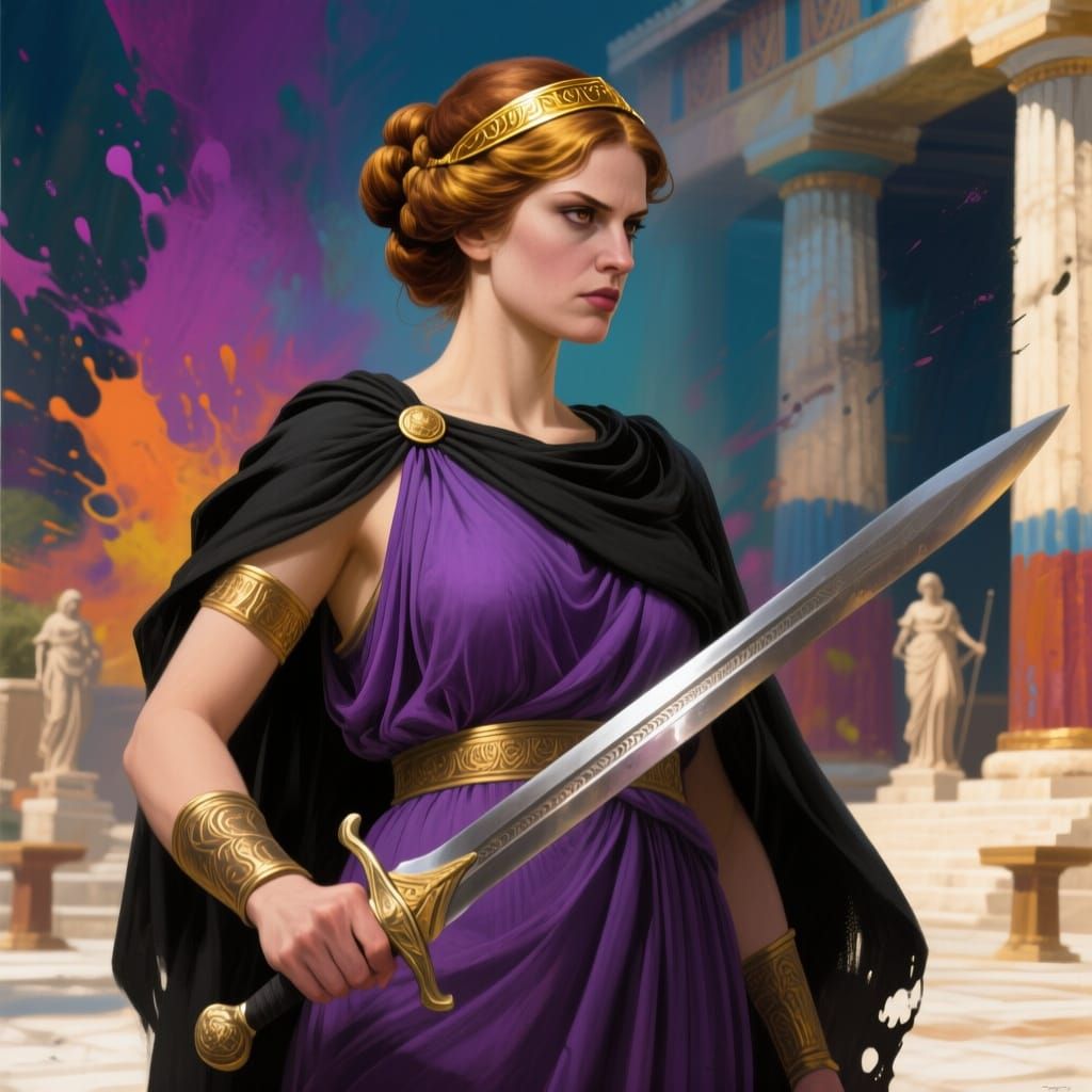 Praxidice: Fierce Greek Goddess of Justice in Classical Cour...