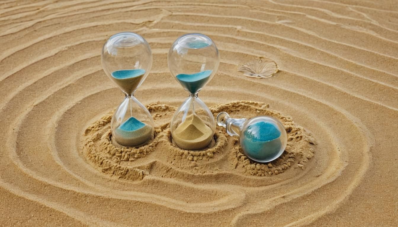 Surreal Hourglass Worlds in Macro Photography