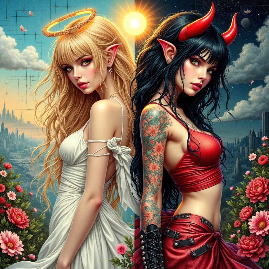 Angel and Devil