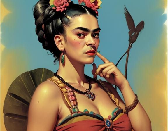 Frida Kahlo in Rio carnaval