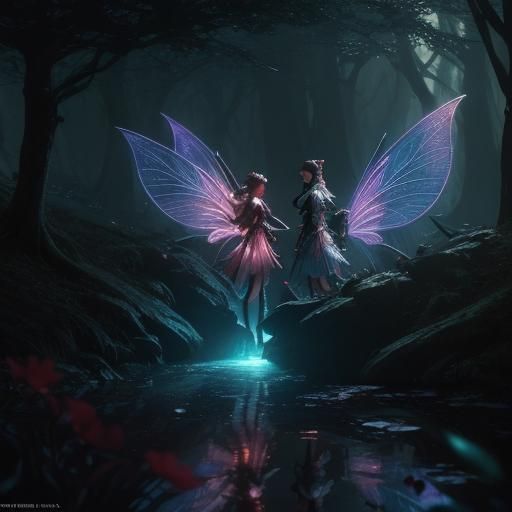 Enticing Fairies in Dark Fantasy Concept Art