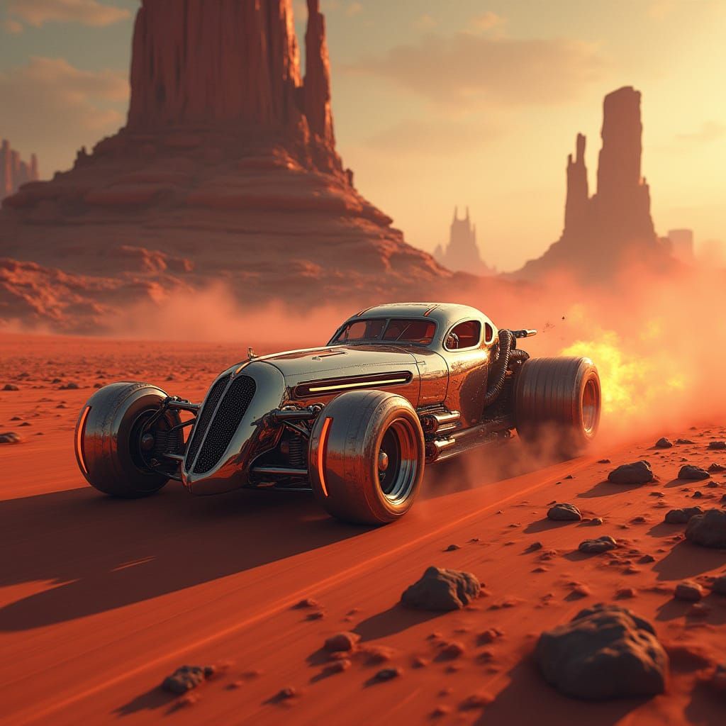 Race through the Canyon