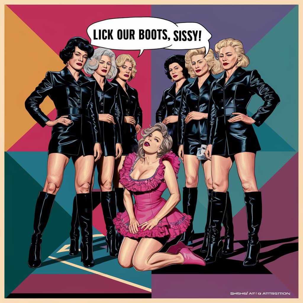 Provocative Pop Art: Leather Ladies and Sissy