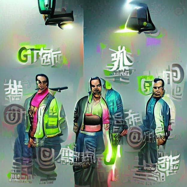 GTA VI Inspired Triad Member Concept Art