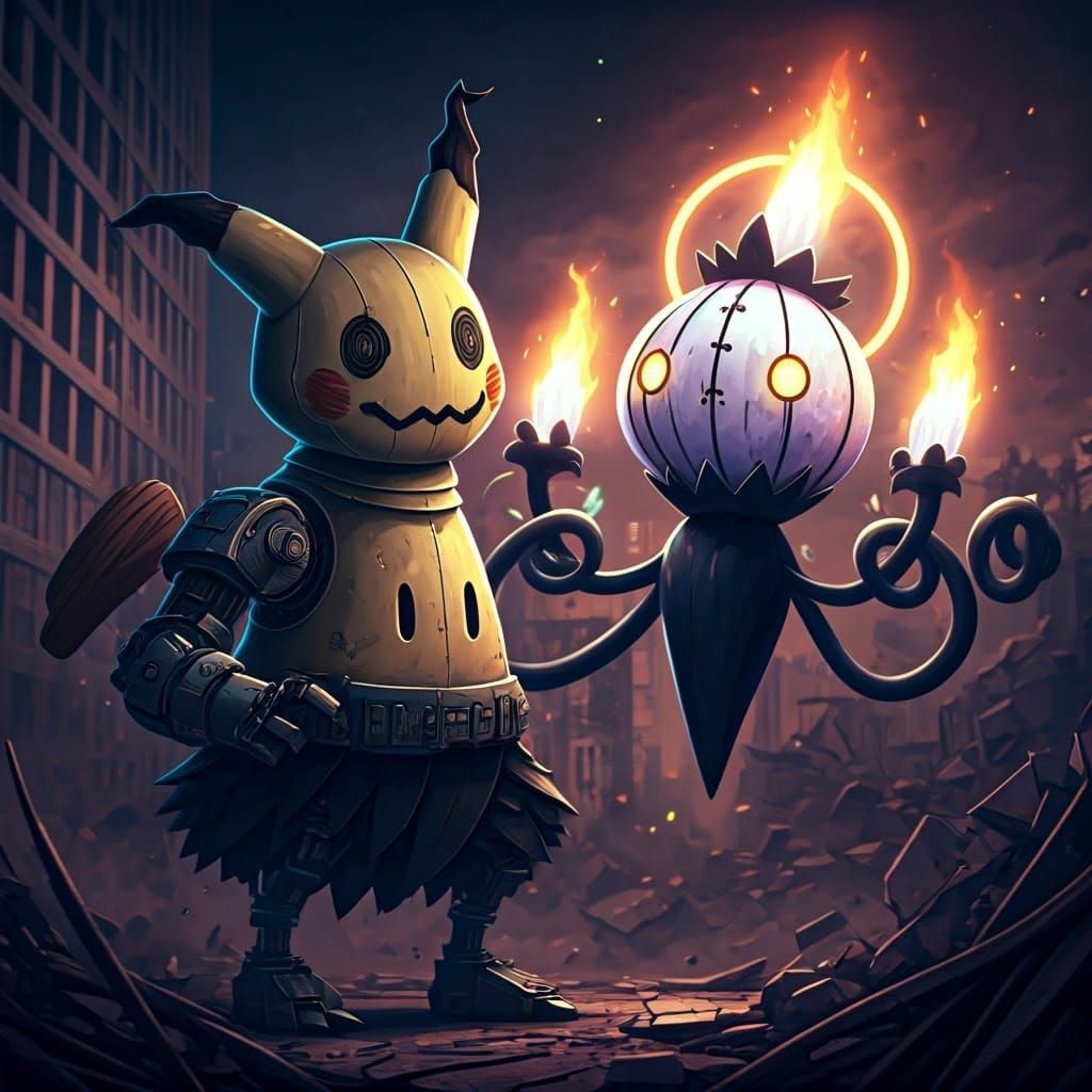 Mecha Titans Clash in Neon-Lit Dystopia