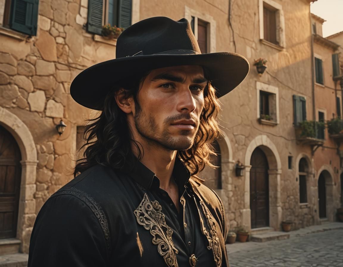 Hunter in Shadows: Dark Fantasy Film Still