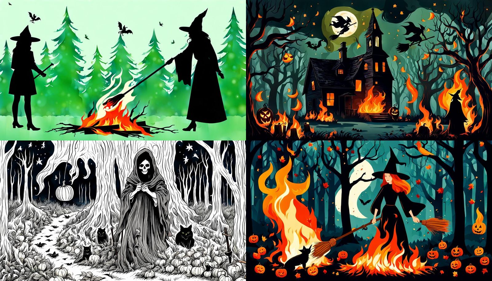 Accusers' Shadow: A Dark Commentary on Witch Hunts