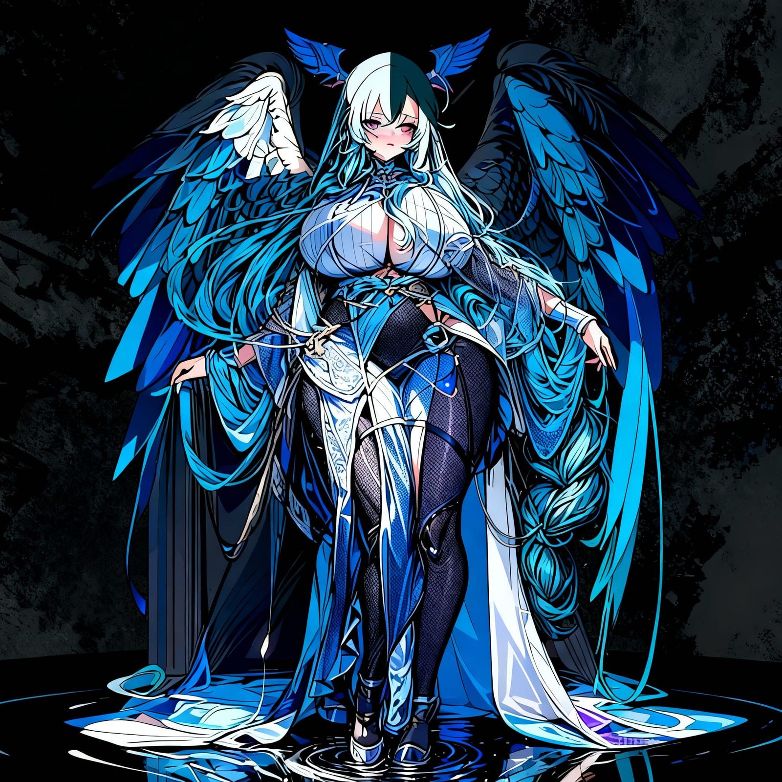 Anime Fusion Masterpiece in Studio Trigger Style