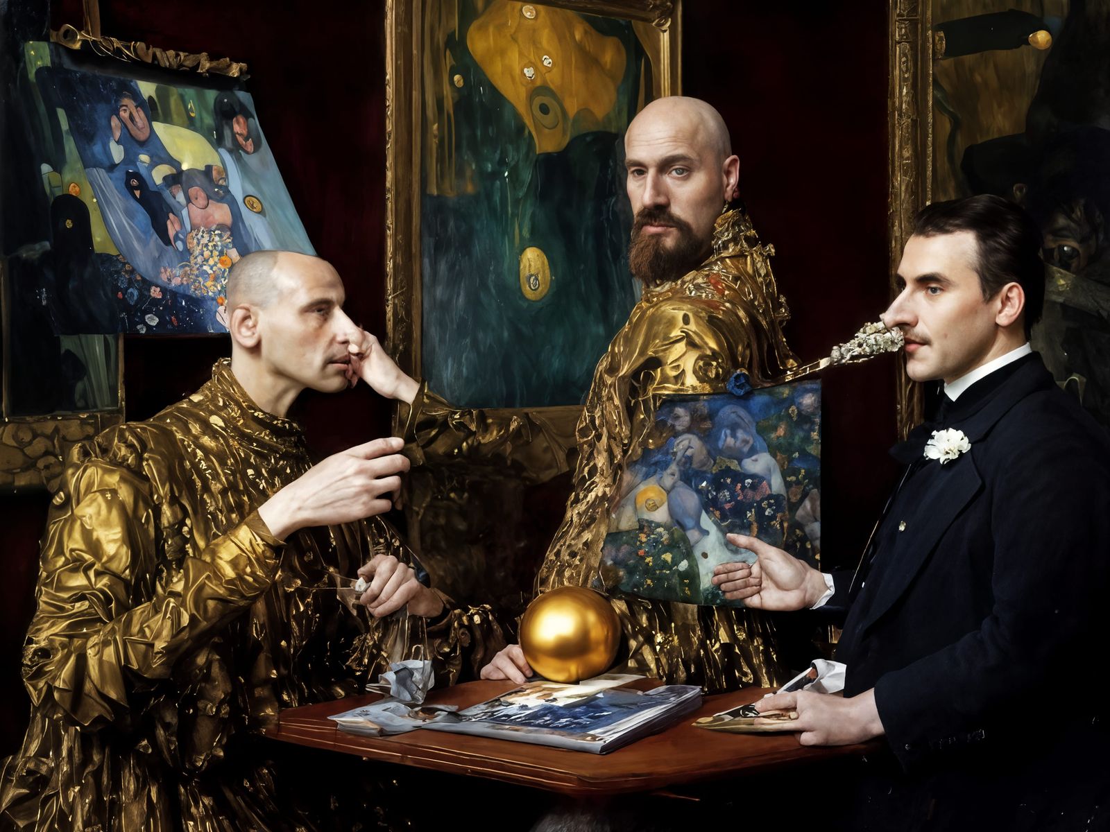 "Give us the painting and we will remove the pear blossoms f...