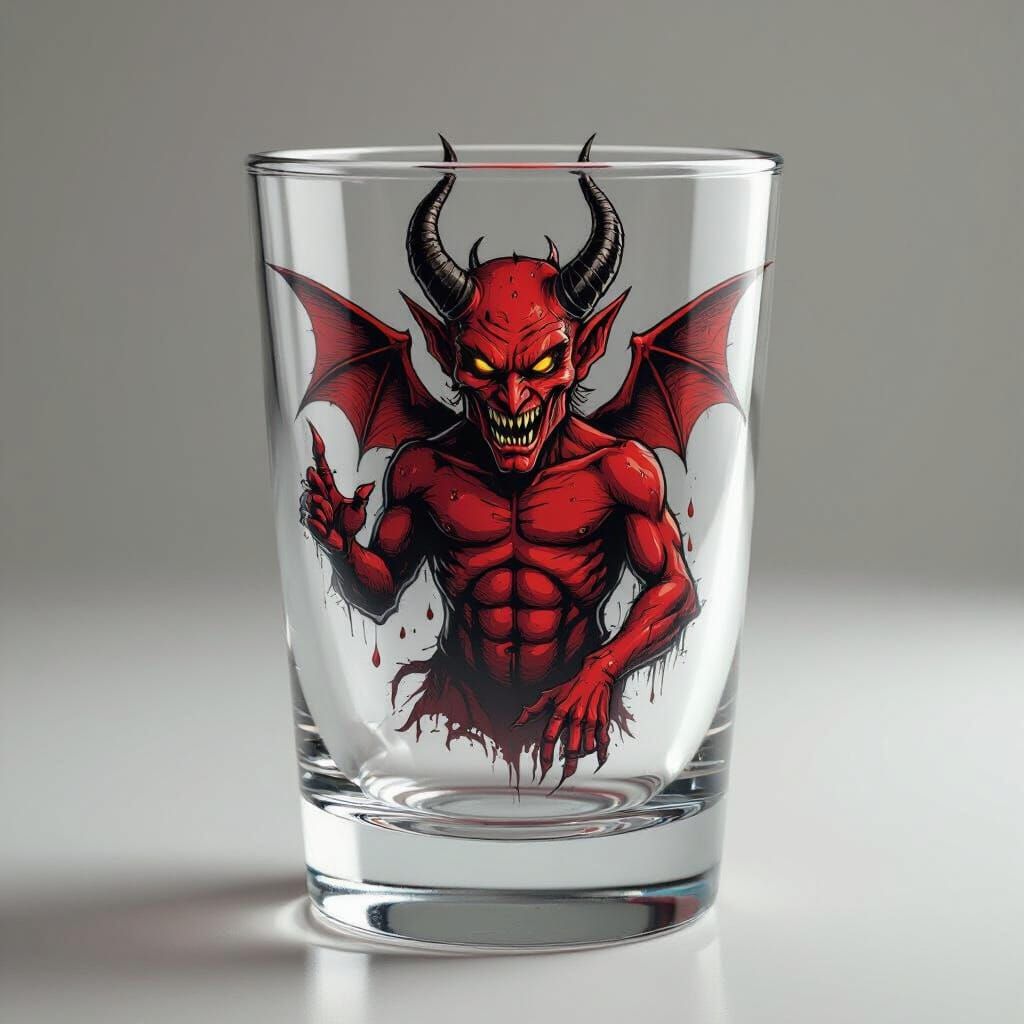 Demon Trapped Inside a Glass Sphere