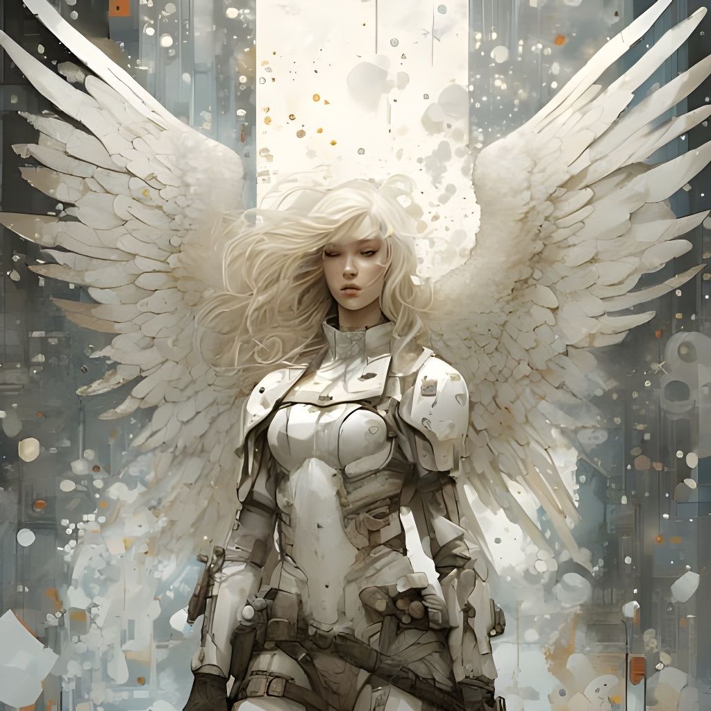 Serene Guardian Angel