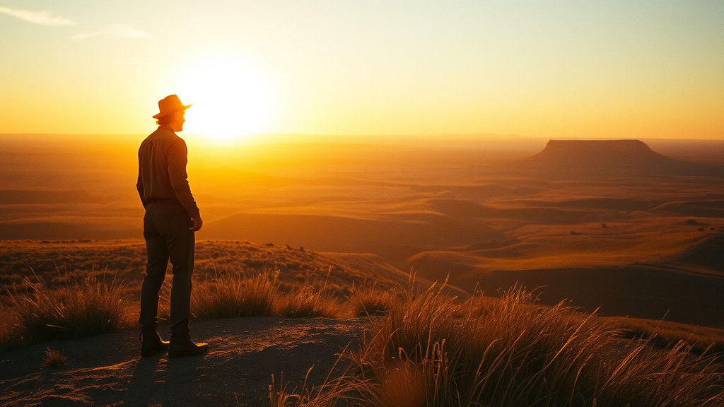 Post-Civil War Landscape in Cinematic Style