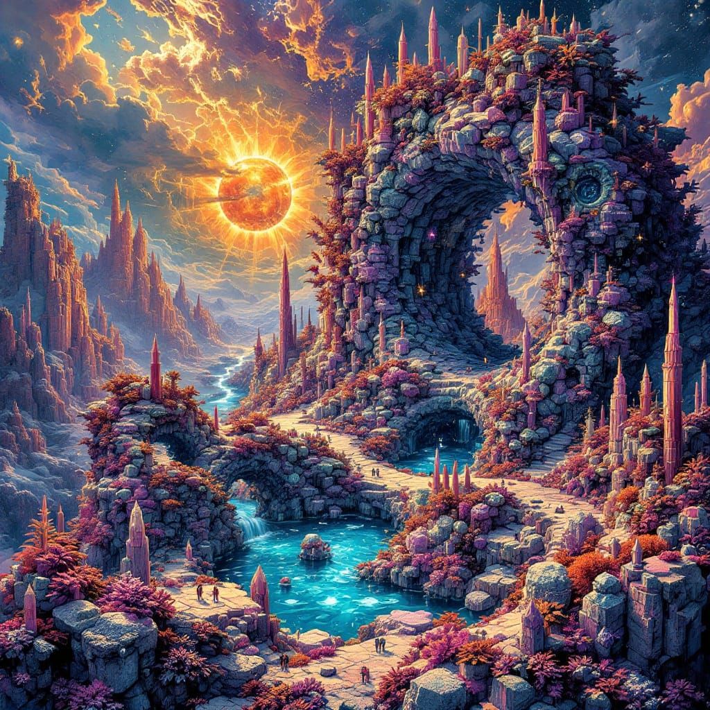 Fractal Masterpiece in Hypermaximalist Aesthetic