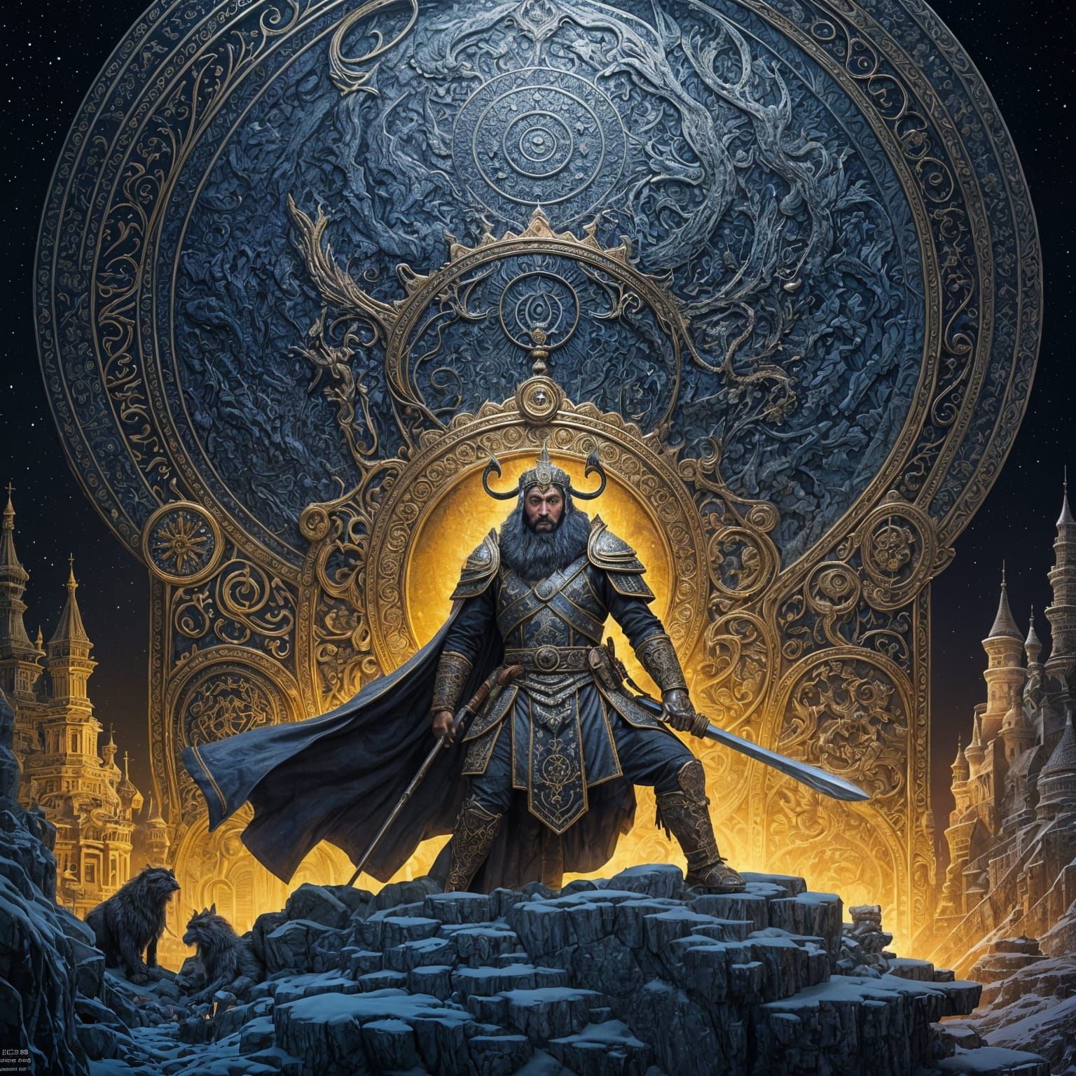 Vast Expanse of Great Tartary in Dark Fantasy