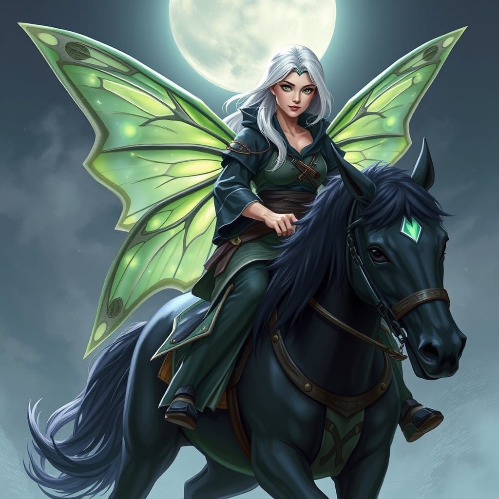 Fairy Warrior in Stealthy Armor