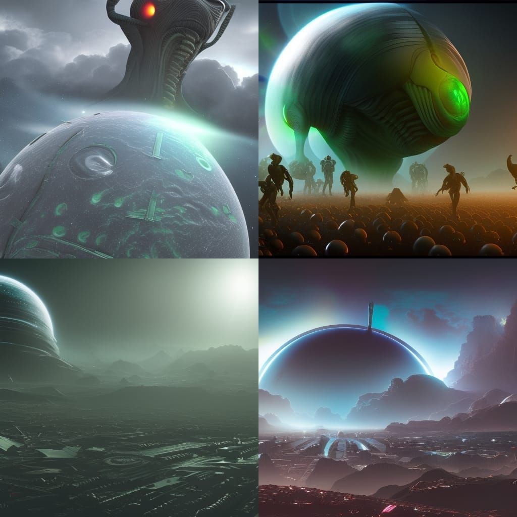 Earth Apocalypse by Space Aliens: Pixar Style