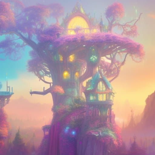 fairycore treehouse palace