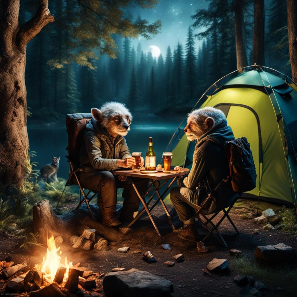 Drunken camping