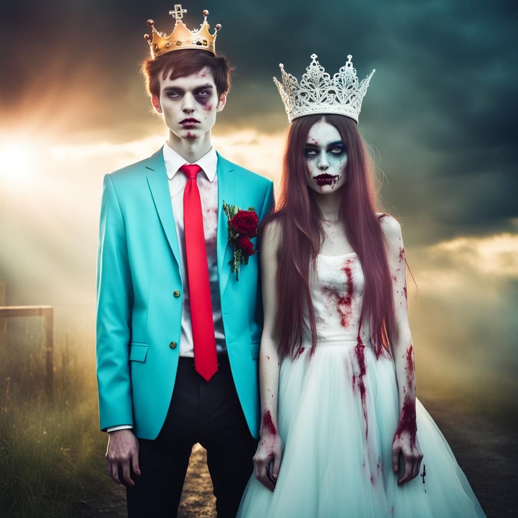 Zombie Prom Royalty in Divine Sunshine