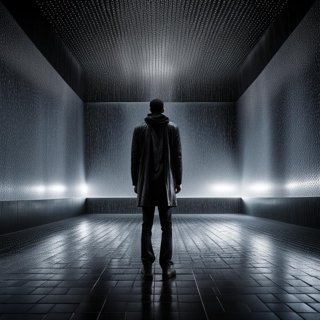 Hyperrealistic Rain Room in High Definition