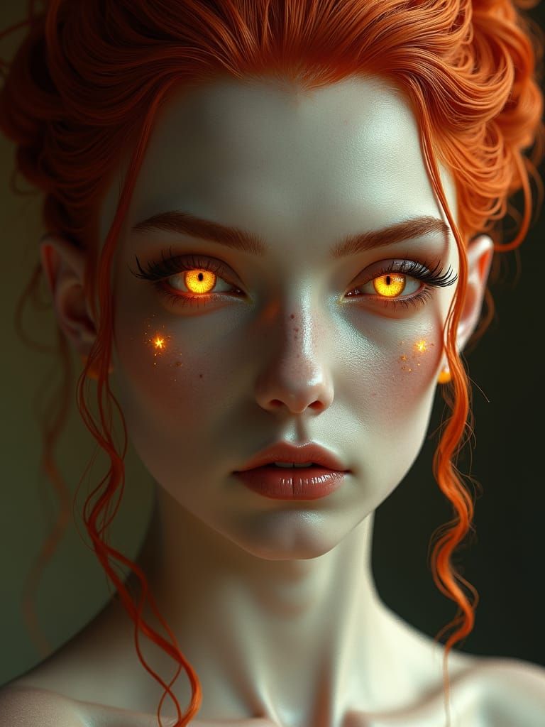 Riddick Universe Woman: Baroque Portrait in 16k