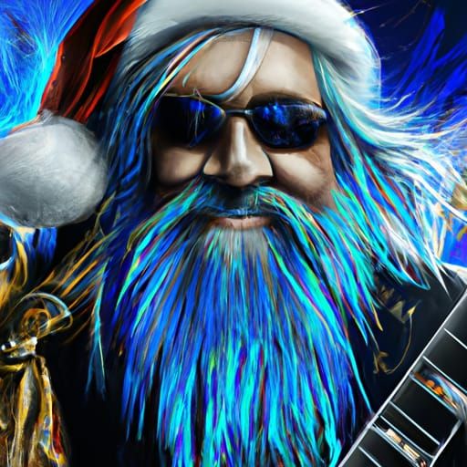 Santa Claus Rocks: Detailed Portrait in Unreal Engine