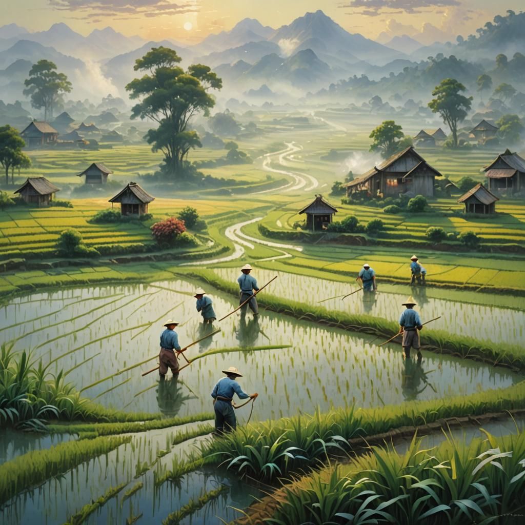 Rice fields