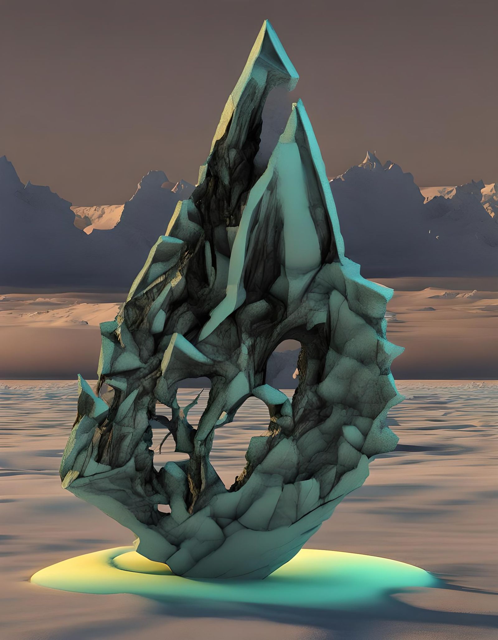 Icesand: 3D Doodles in Glitchcore Style