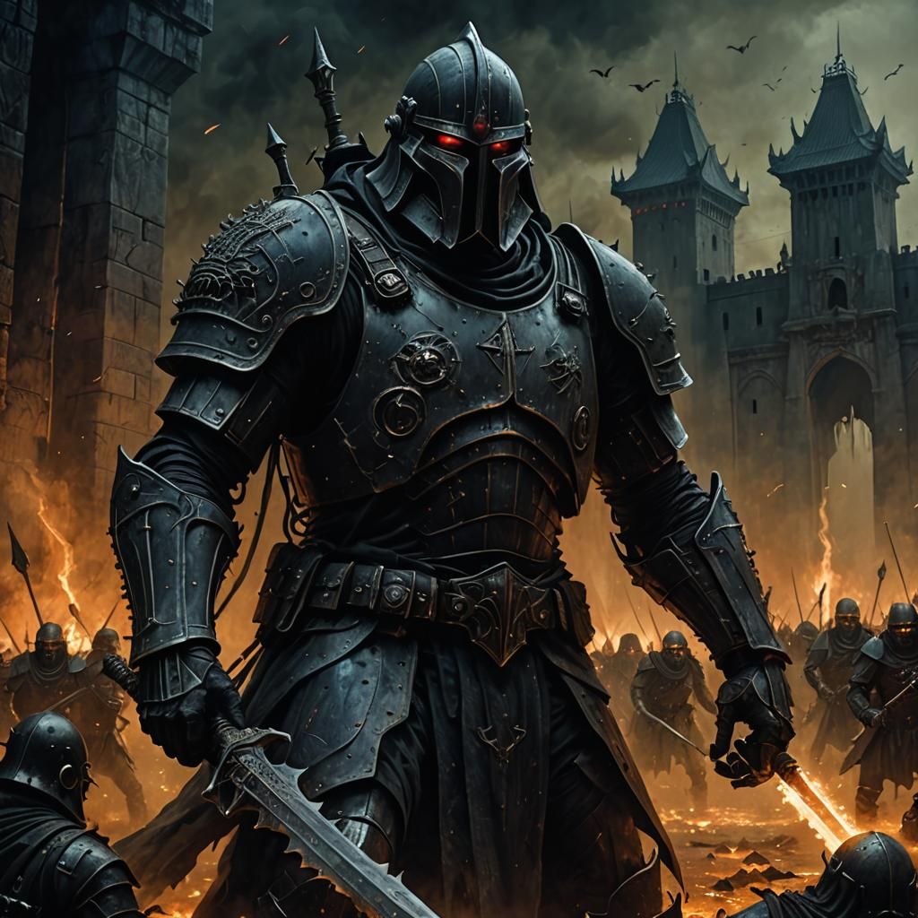 Daemonic Uruk-Hai Siege: A Grim Dark Trooper Concept