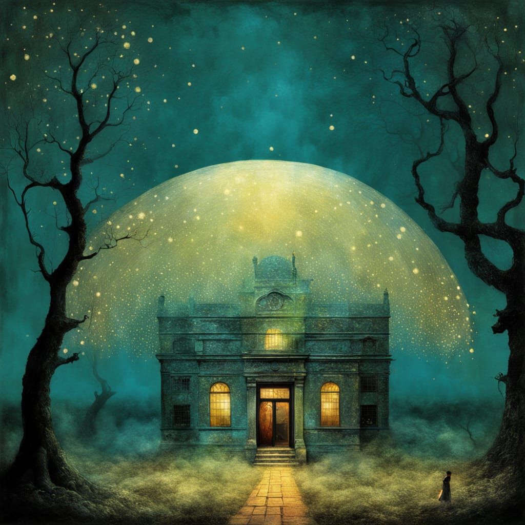 Surreal Spectral Portrait in a Dreamlike Aesthetic