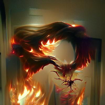 Fiery Phoenix in Sinister Style